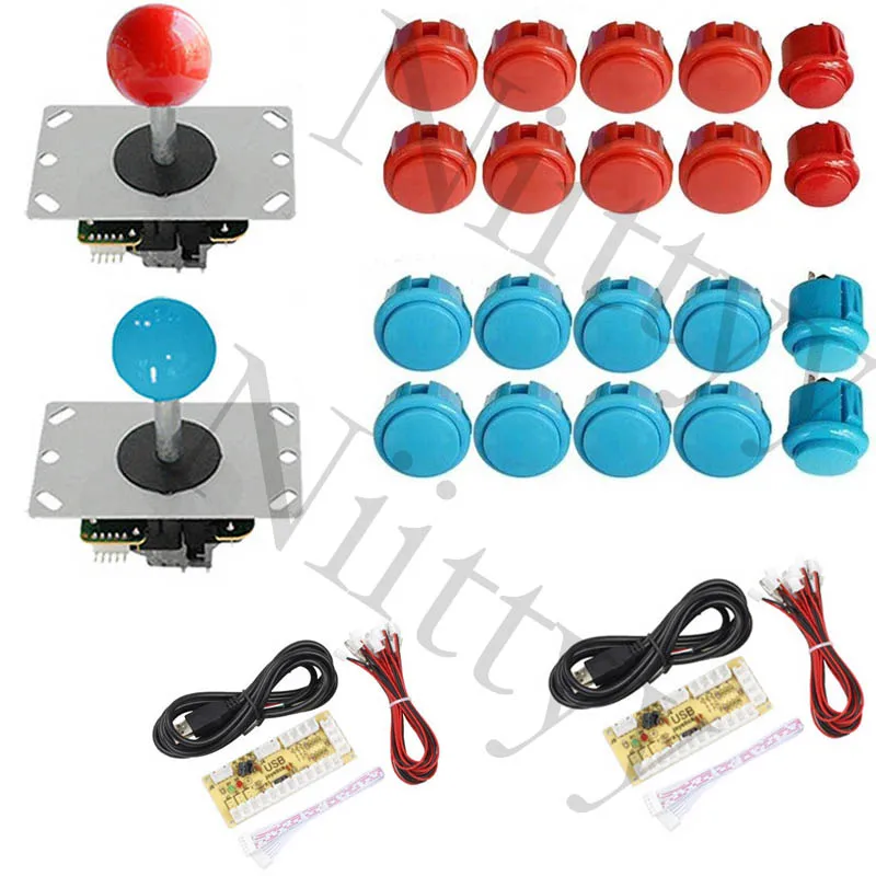 Джойстик с нулевой задержкой DIY Kit аркадная игра USB энкодер ПК с джойстиком аркадная Кнопка DIY Боевая палка для Mame Jamma