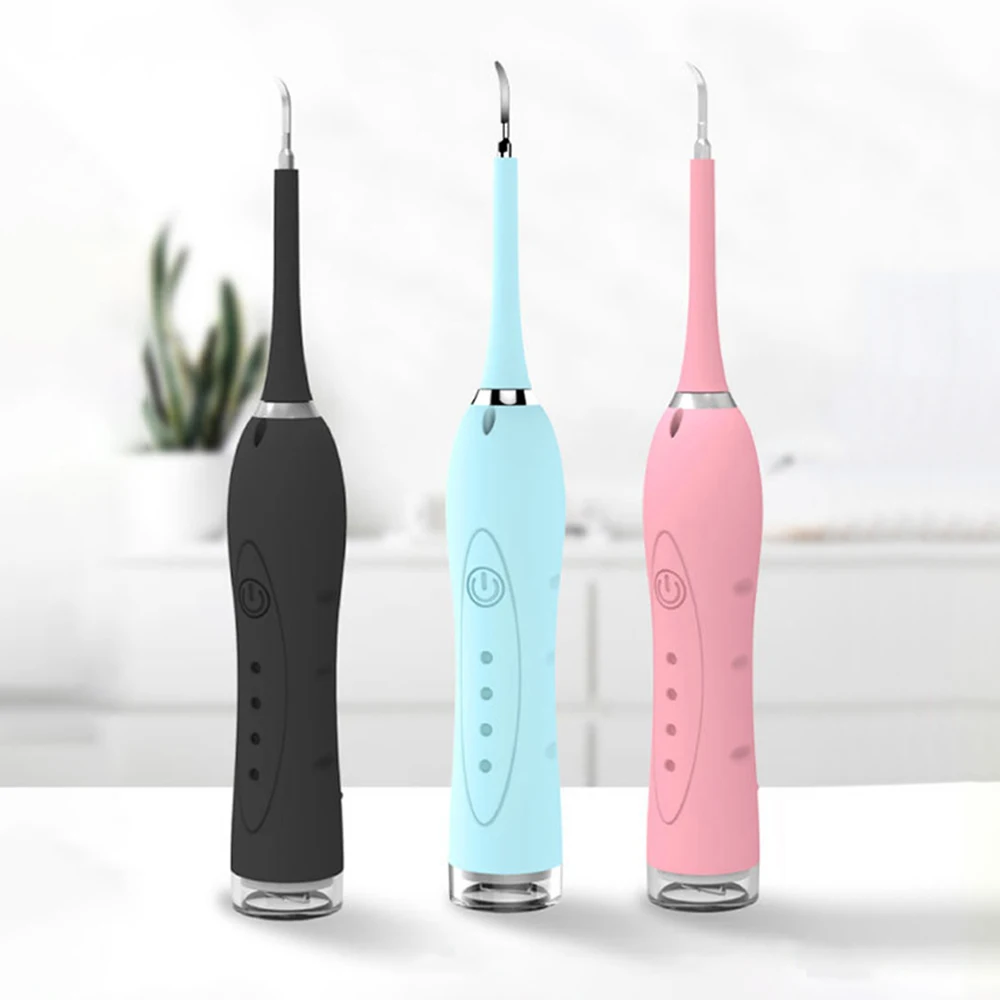 Raspador Dental sónico eléctrico, eliminador de manchas de dientes, herramienta de sarro, blanqueador Dental higiénico