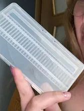Caja de almacenamiento vacía de plástico para brocas de uñas, caja de exhibición transparente para brocas, cortador de fresado de 30 agujeros, accesorios organizadores, herramienta LAB5, Uds.