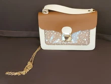 Mini bolso de hombro cuadrado pequeño para mujer, bandolera de mensajero de diseñador de lentejuelas de estrella a la moda, cartera de mano rosa