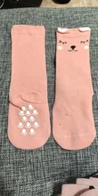 Calcetines antideslizantes con dibujos de animales para bebé, calcetín de otoño Unisex, hasta la rodilla