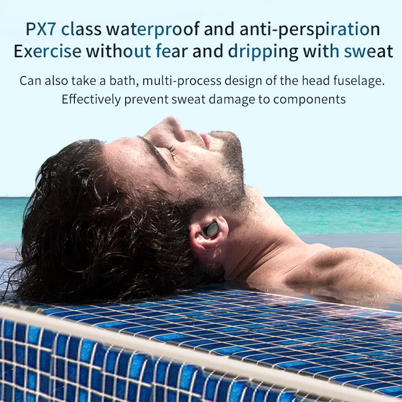 2020 NEW 3500mah LED Bluetooth Wireless Earphones Headphones Earbuds TWS Touch Control Sport Headset Noise Cancel Waterproof