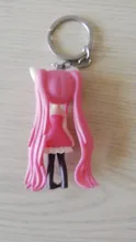 LLavero de princesa Kawaii INS, colgante de muñeca de dibujos animados, coche creativo, bonito bolso de mujer, anillo de pareja llave, cordón para teléfono, regalo para niña, juguete para niños