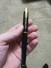 Pluma estilográfica de Metal de alta calidad, suministros de papelería para oficina y escuela, escritura, negocios, firmar, caligrafía, 1 unidad, 03923