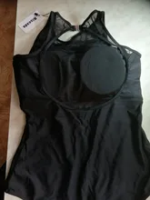 One-Piece Swimsuit Swim-Wear Riseado Black Sexy XXL Plus-Size Women Backless High-Neck