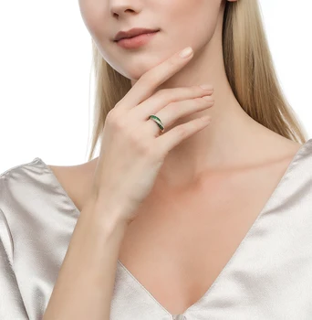 

Gold ring with emeralds and diamonds sunlight sample 585