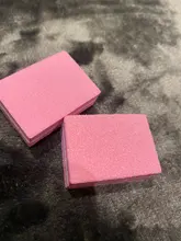 Mini bloques de doble cara para limas de uñas, esponja colorida, tira de tope de lijado, herramientas de manicura de pulido, 10/25/50 Uds. Por lote
