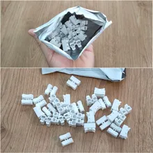 Conectores de Cable de bloqueo de empalme rápido CH2, terminales de Cable eléctrico de 2 pines, 20x17,5x13,5mm para una fácil Unión segura en cables, 30 Uds.