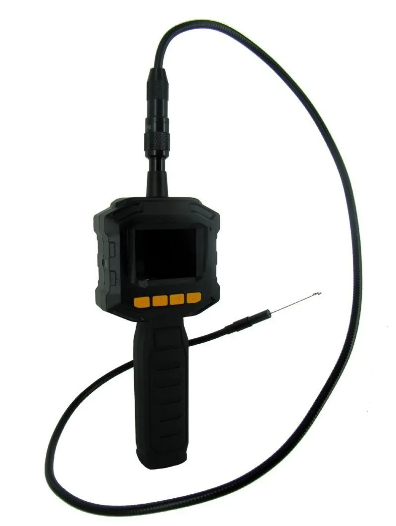 ENDOSCOPIC CAMERA WITH MONITOR 4 LED LIGHT CABLE FLEXIBLE PROBE INSPECTION