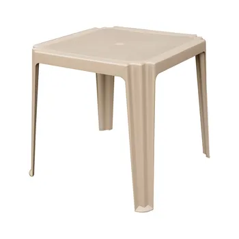 

Table MADIR, stackable, polimerico color jute 75x75 cms *