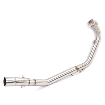 Escape Motorcycle Exhaust Head Connect Tube Front Link Pipe Stainless Steel Exhaust System For Honda RS150 All Years