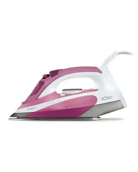 

SOLAC NEW optimal steam plate 2400W-steam blow 120 G/MIN-VERTICAL steam-self-cleaning function-Ceramic sole