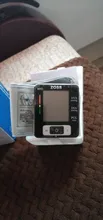 ZOSS-esfigmomanómetro de muñeca, Monitor de presión arterial, frecuencia cardíaca, tonómetro portátil, inglés o ruso