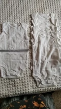 5 unids/lote ropa de bebé recién nacido de verano 2018 cuerpo Bodies de bebé 100% algodón blanco niños ropa de bebé Niña 0-24M
