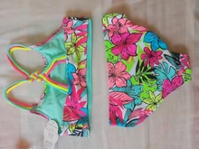 1 ~ 14Y chicas traje de baño de alta calidad niñas traje de baño dos piezas set de Bikini de niños Biquini Infantil traje de baño para children-ST108mix