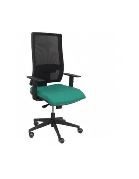 

OFFICE CHAIR MODEL HORNA IN FABRIC BALI GREEN COLOR WITHOUT HEADBOARD
