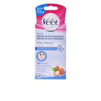 

Facial hair removal wax bands sensitive skin 20 PCs