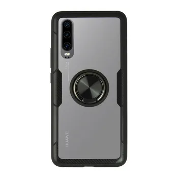 

Housing with ring Huawei P30 KSIX 360 Ring Black