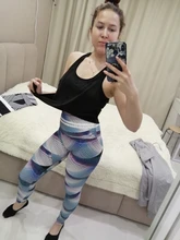 Women Leggings Running-Pants Fitness Digital Print Push-Up Workout High-Waist Stretch