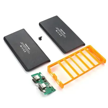 

Power Bank USB Charging Box Case External 5V/2A Battery 6 18650 (not included) Charger Housing 5V/2A DIY Kits Hot sale