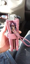 SMOOZA-Cartera de Piel de Mujer, Cartera de Piel de Mujer, billetera mate corta, billetera de Mujer con tres tarjetas plegables, 2020