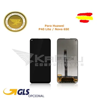 

LCD touch screen for Huawei P40 Lite Nova 6SE Nova 6 SE BLACK WELDED ORIGINAL