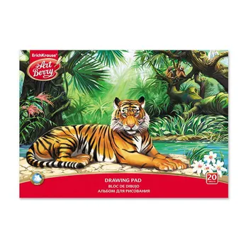 

Album for drawing A4 20L "jungle" glue base artberry 46898ek