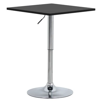 

1PC MDF Bar Table Height Adjustable 360 Degree Swivel Bistro Table Party Table for Kitchen Living Room Bar Furniture