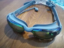 Gafas de natación antiniebla profesional para adultos, lentes de natación negras con tapones para los oídos, Clip para la nariz, gafas de natación de silicona electrochapadas