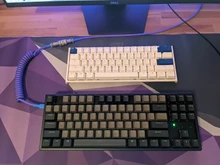 PBT Keycap Keyboard-Key-Cap Mx-Switches Cherry-Profile Gray Dolch Double-Shot Black Blue