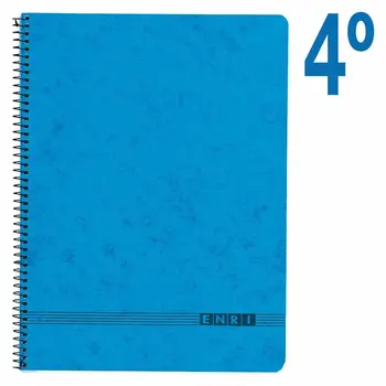 

Notebook, 4 °, plain, 80 sheets, soft cardboard cover, Blue