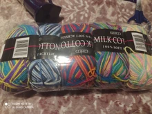 Wool-Yarn Scarf-Hat Sweater Craft Crochet Hand-Knitted Milk Warm Soft Baby Cotton 50g/pc