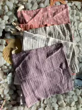 5 uds. De muselina cuadrada de algodón, toalla de lactancia para bebé, 4 capas, lavado de agua, pañuelo para recién nacido, paño de cocina absorbente