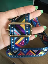 Correa ajustable de arcoíris para bolso, Correa ancha para hombro, accesorio de repuesto, parte ajustable