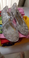 Sandalias para niños zuecos de moda para niñas, sandalias de fiesta de disfraces con agujeros de princesa de cristal, Color caramelo, 2019