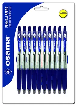 

OSAMA OBG 10 PCs blue ballpoint pens