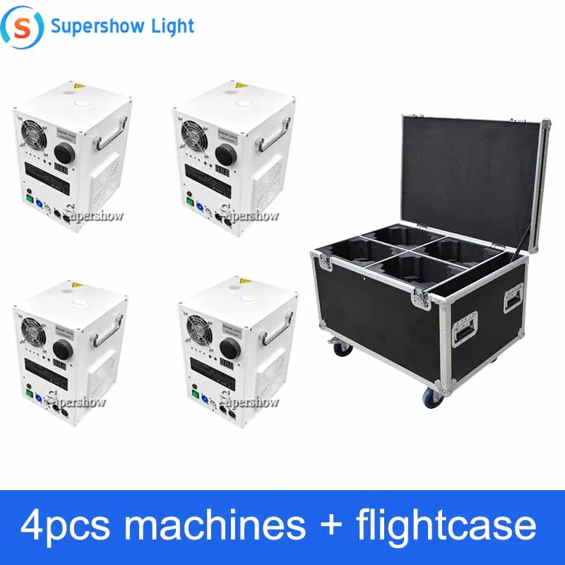 4 шт./лот Flightcase White Fusion свадьвечерние электрическая сценическая машина холодного