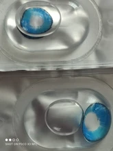 UYAAI-2 unids/par Spark-lentillas de Color multicolor, lentes de contacto para ojos azules