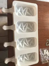 Freezer Popsicle-Maker Ice-Cream-Molds Homemade Food-Safe Silicone DIY 4-Cell