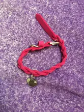 Dog-Collar Engraved Name-Tag Braided Dog Puppy Dogs Small Personalized Free-Bell 