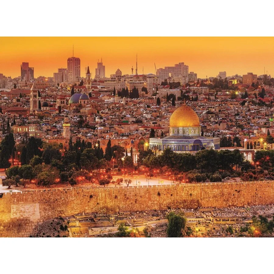 Trefl The Roofs Of Jerusalem for 3000 Pieces Jigsaw Puzzle 2021 New Kids  DIY Jigsaw Puzzle Creativity Imagine Educational Toys