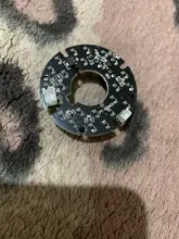 Placa LED IR de 90 grados para cámaras de vigilancia, accesorios de CCTV, luz infrarroja, 24 granos, visión nocturna, diámetro de 44mm