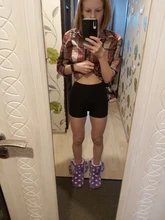 SVOKOR-pantalones cortos de entrenamiento sin costuras para mujer, Shorts de motorista de cintura alta, ropa femenina de realce, elasticidad corta, transpirables