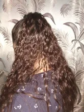 WIGSIN-extensiones de cabello sintético Afro rizado de 22 pulgadas, coleta con cordón, accesorios para mujer, color negro y marrón Natural