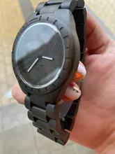 Uwood-relojes de madera para hombre, reloj de pulsera de madera de bambú, correa de madera, reloj de cuarzo, Regalo para marido, Masculino