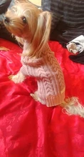 UFBemo Knitted Cable Dog Sweater Dachshund Cat Pull Chien Teckel Clothes Christmas Winter