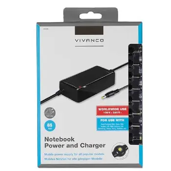 

Vivanco 30468 - 65W - 110/240V - 20V / 3.5A Black