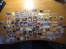 Juego de pegatinas de personajes de Kpop Stray Kids, pegatinas de dibujos animados de k-pop, 76 unidades