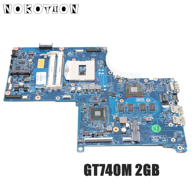 NOKOTION материнская плата для ноутбука hp Envy 17 17-J основная плата GT740M 2 ГБ DDR3 17SBGV2D-6050A2549801-MB-A02 720266-501 720266-001