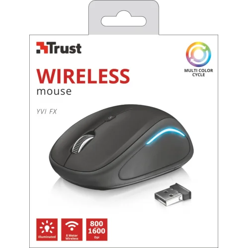 Мышь Trust Yvi FX- black